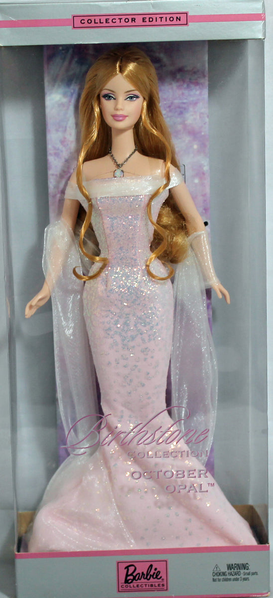 Barbie 2190 MIB 2002 Birthstone October Opal Blonde Doll 