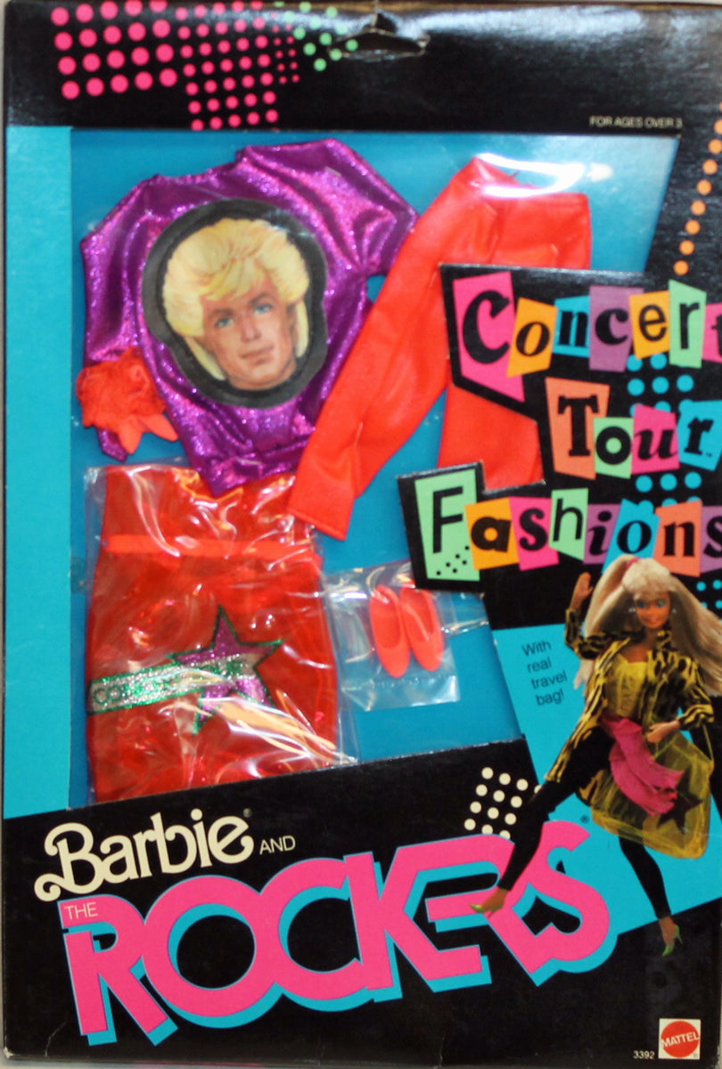 1986 Barbie and the Rockers Concert Tour Fashion w/orange pants