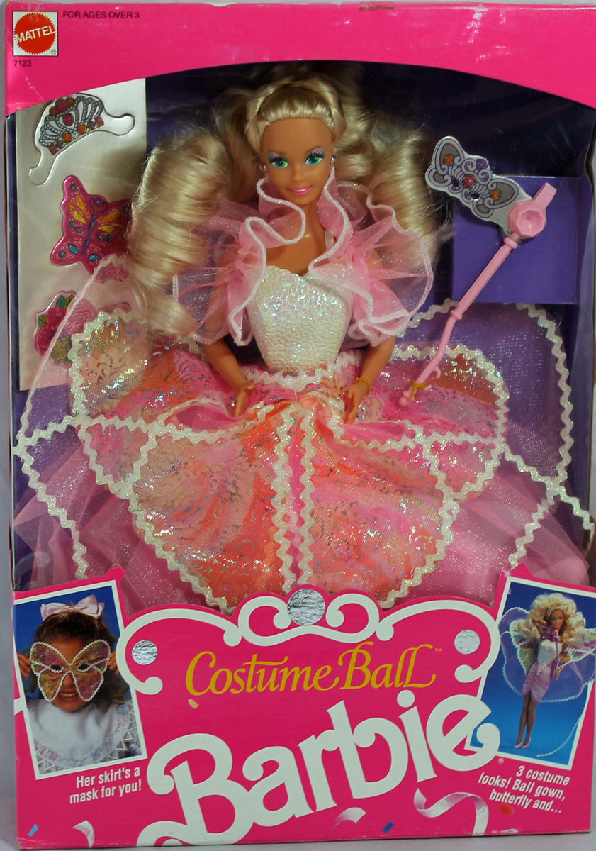 Barbie 7123 MIB 1990 Costume Ball Doll Sell4Value