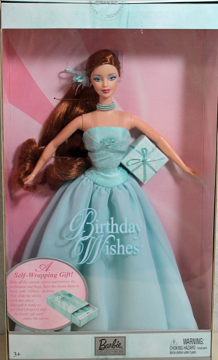 2003 Birthday Wishes Aqua Blue Dress Barbie Sell4Value 2003 Birthday Wishes Aqua Blue Dress Barbie Sell4Value