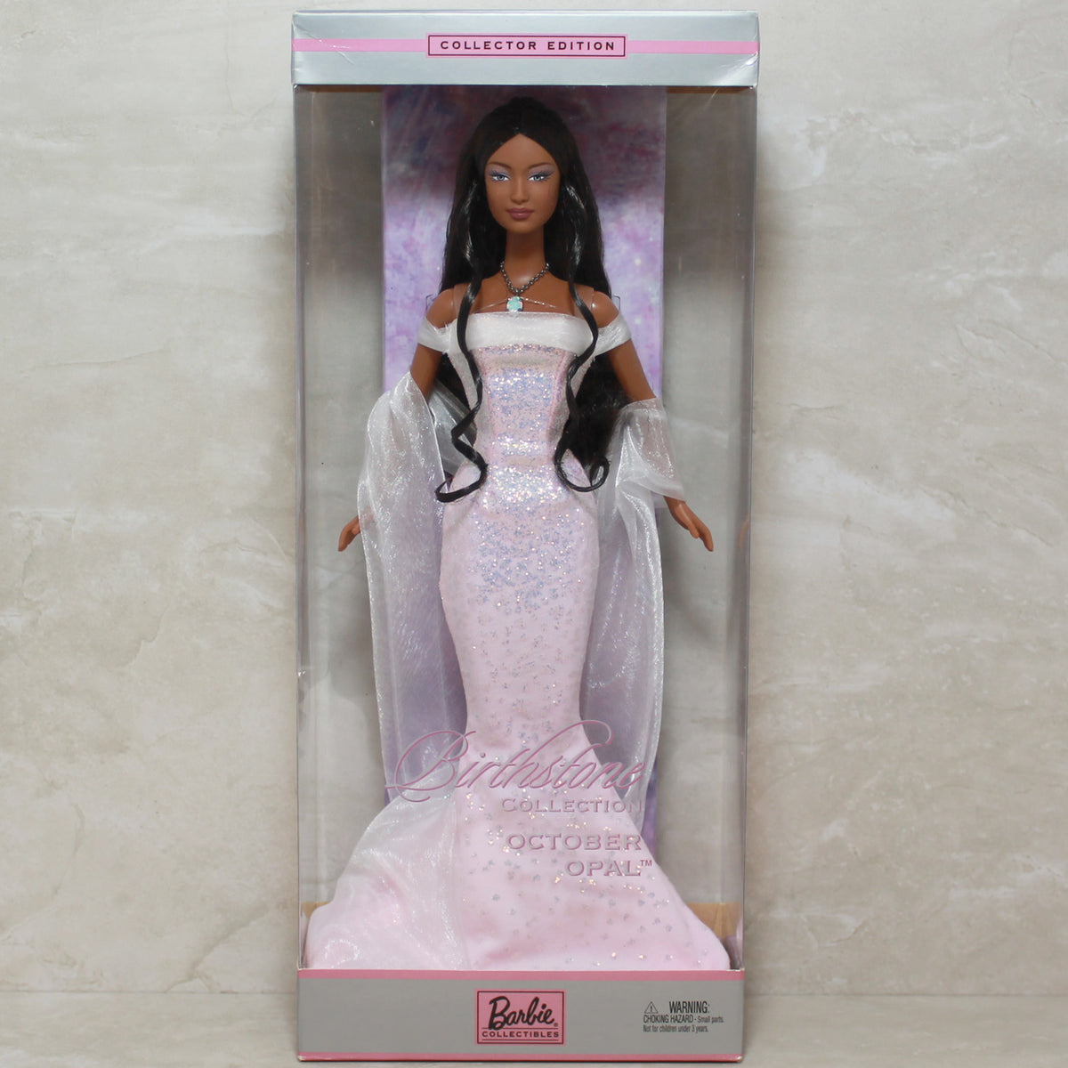 Barbie C0580 MIB 2002 Birthstone October Opal African American 