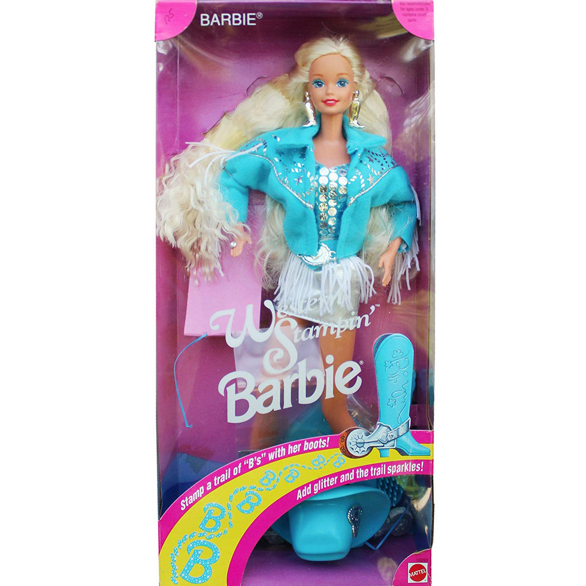Barbie 10293 MIB 1993 Western Stampin – Sell4Value