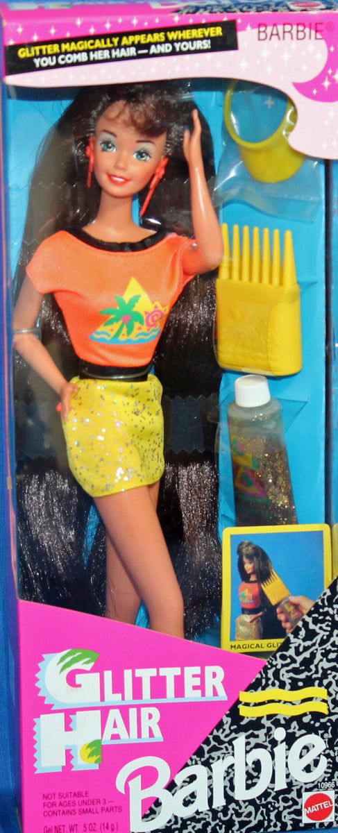 1993 Glitter Hair Brunette Barbie – Sell4Value