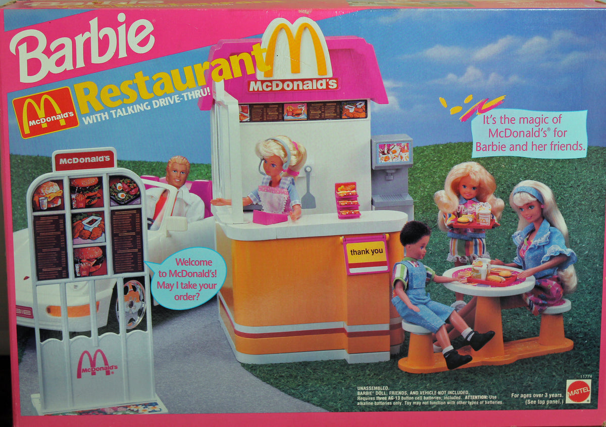 Barbie doll mcdonalds drive thru sale