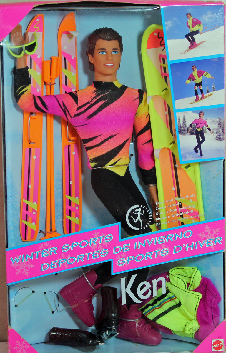 Barbie Winter Sports Sport Barbie Dolls 1994 Winter Sport Ken Doll