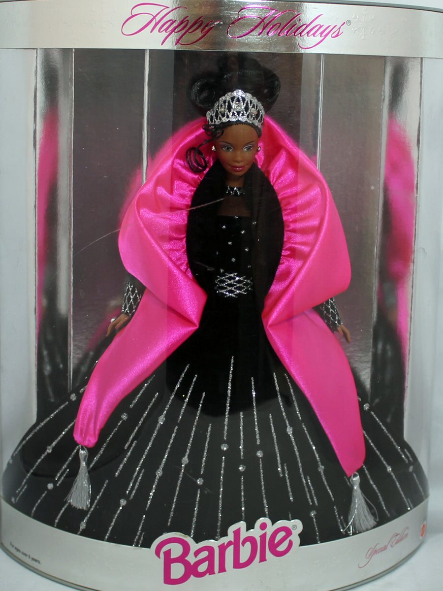 Barbie 20201 MIB 1998 Happy Holidays African American Doll