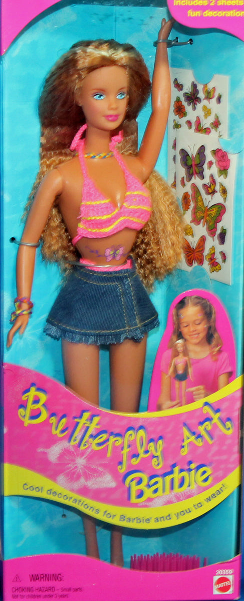 1998 Butterfly Art Barbie, NRFB, (20359) Mint Box – Sell4Value