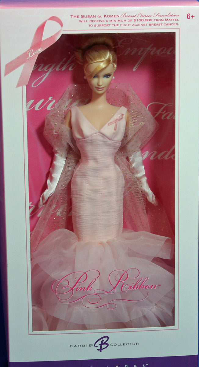 pink ribbon barbie doll value