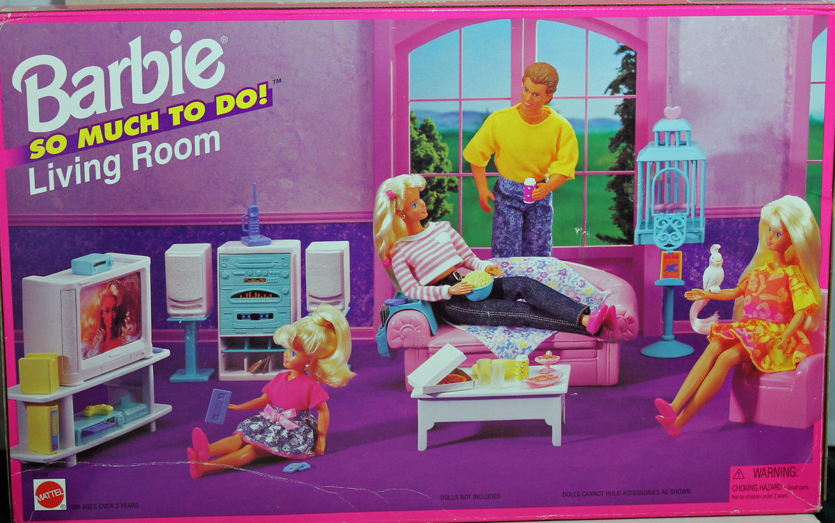 Barbie living online room