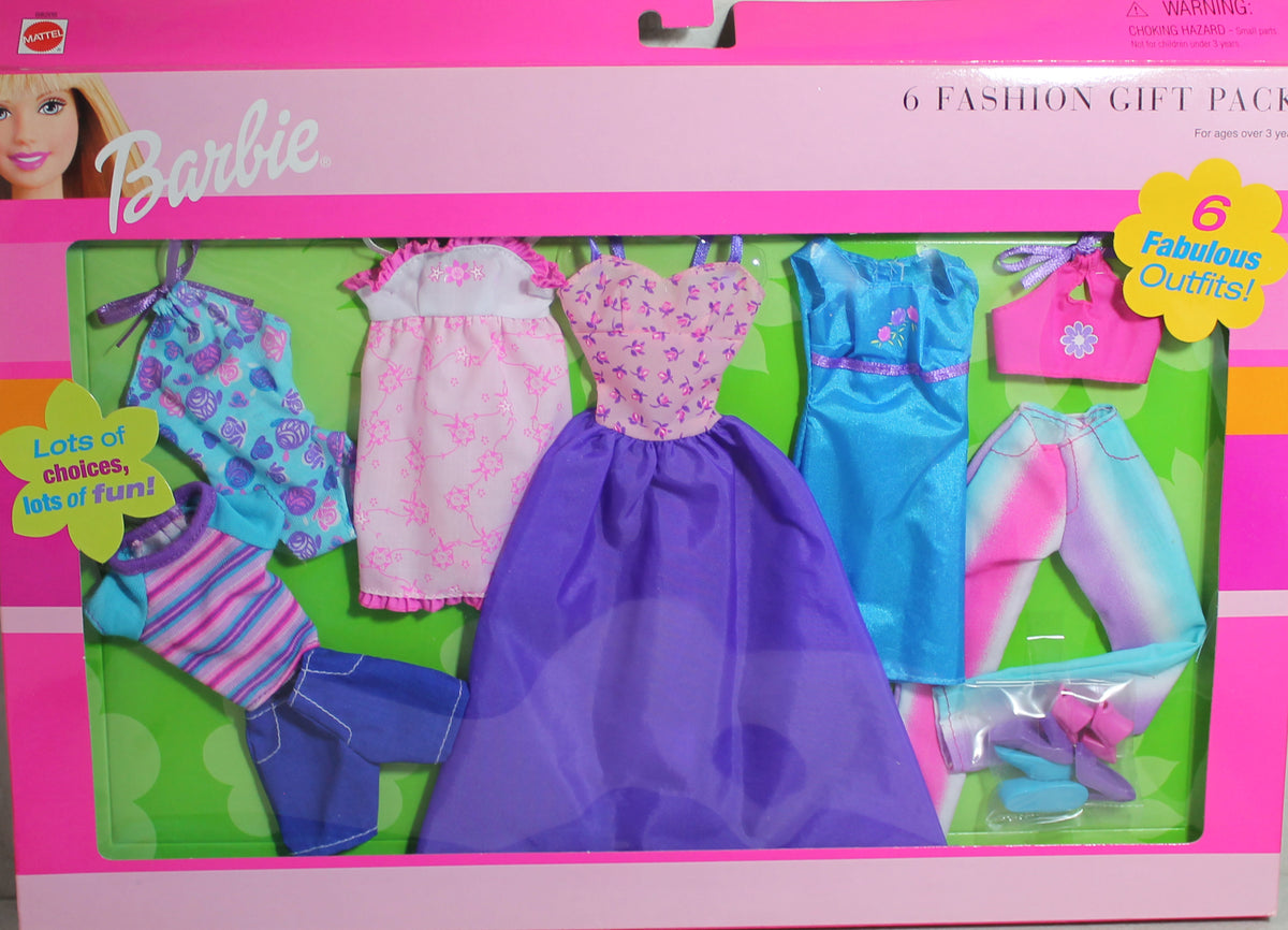 Barbie 6 discount fashion gift pack