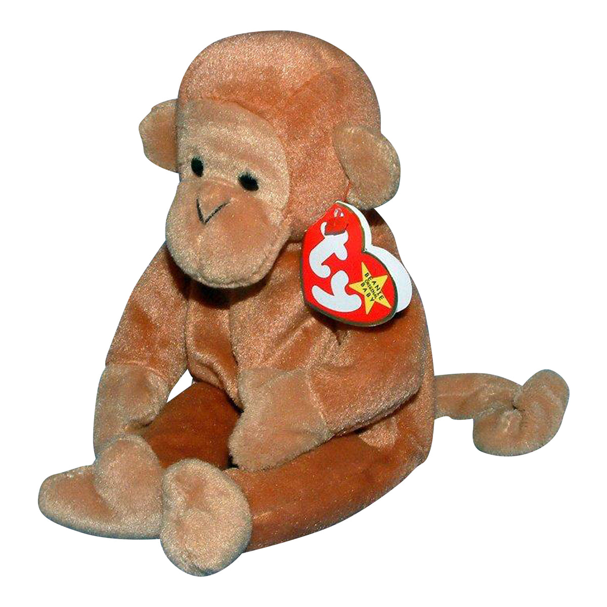 Ty Beanie Baby: Bongo the Monkey - Tan Tail – Sell4Value