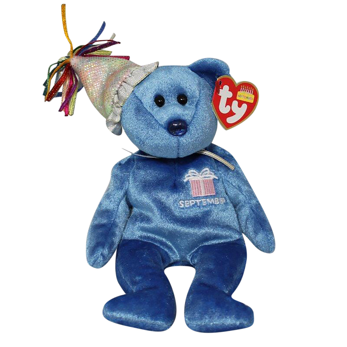 Ty Beanie Baby September the Bear with Hat Sell4Value