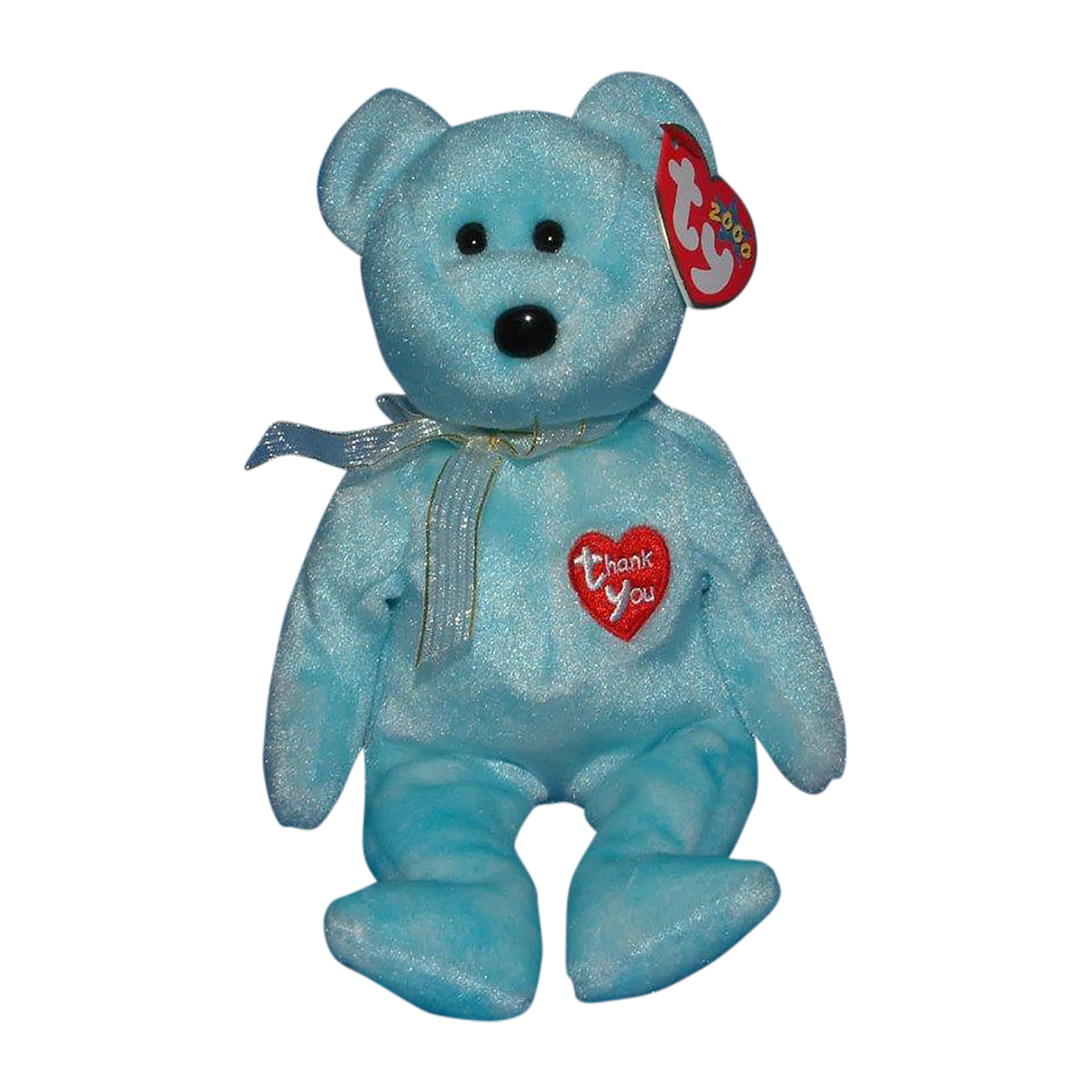 Ty Beanie Baby: Thank You The Bear The Bear - Blue – Sell4value