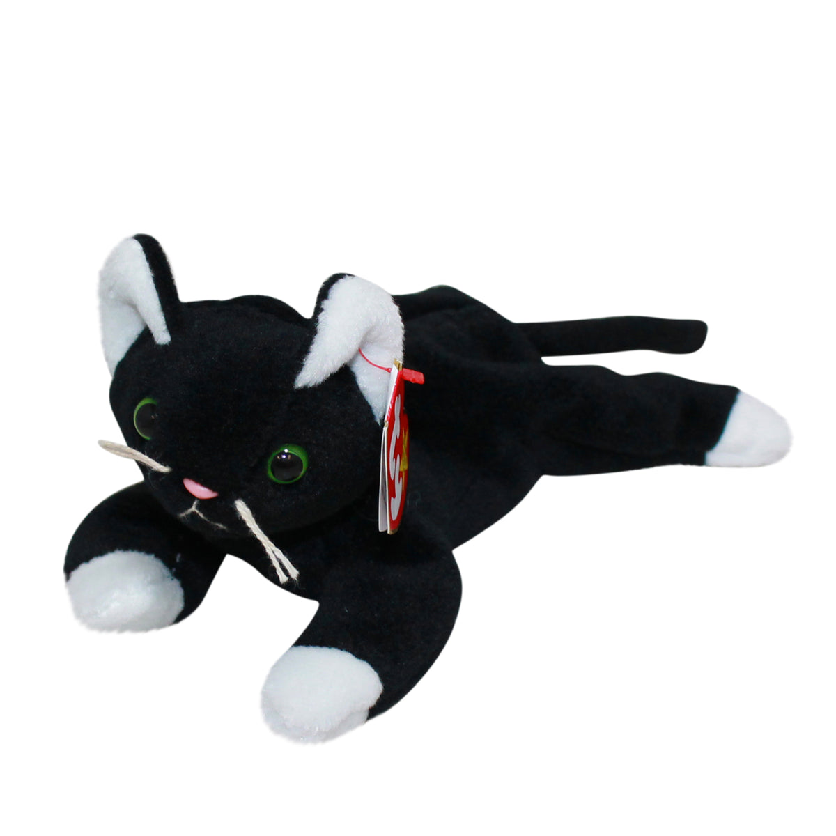 Ty Beanie Baby: Zip the Cat - White Paws – Sell4Value
