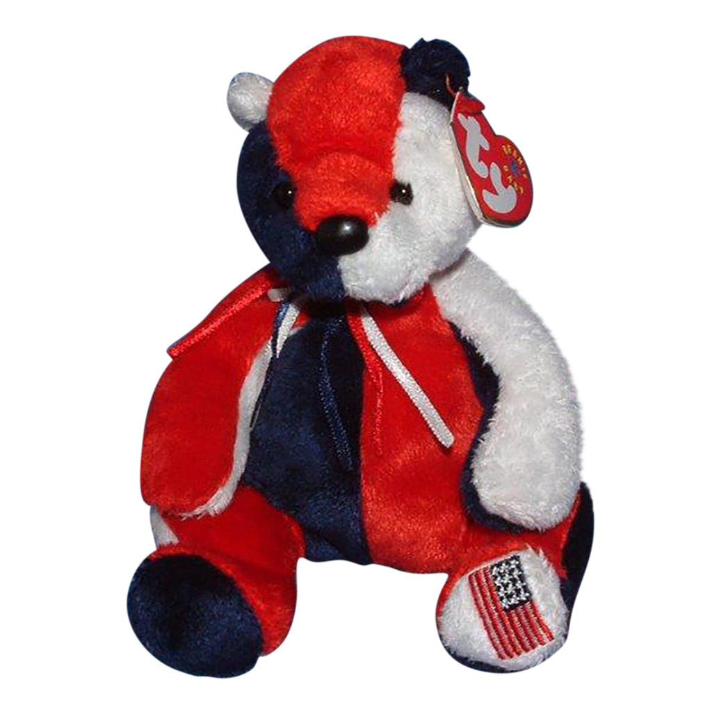 Ty Beanie Baby: Patriot the Bear - Flag on Left Foot – Sell4Value