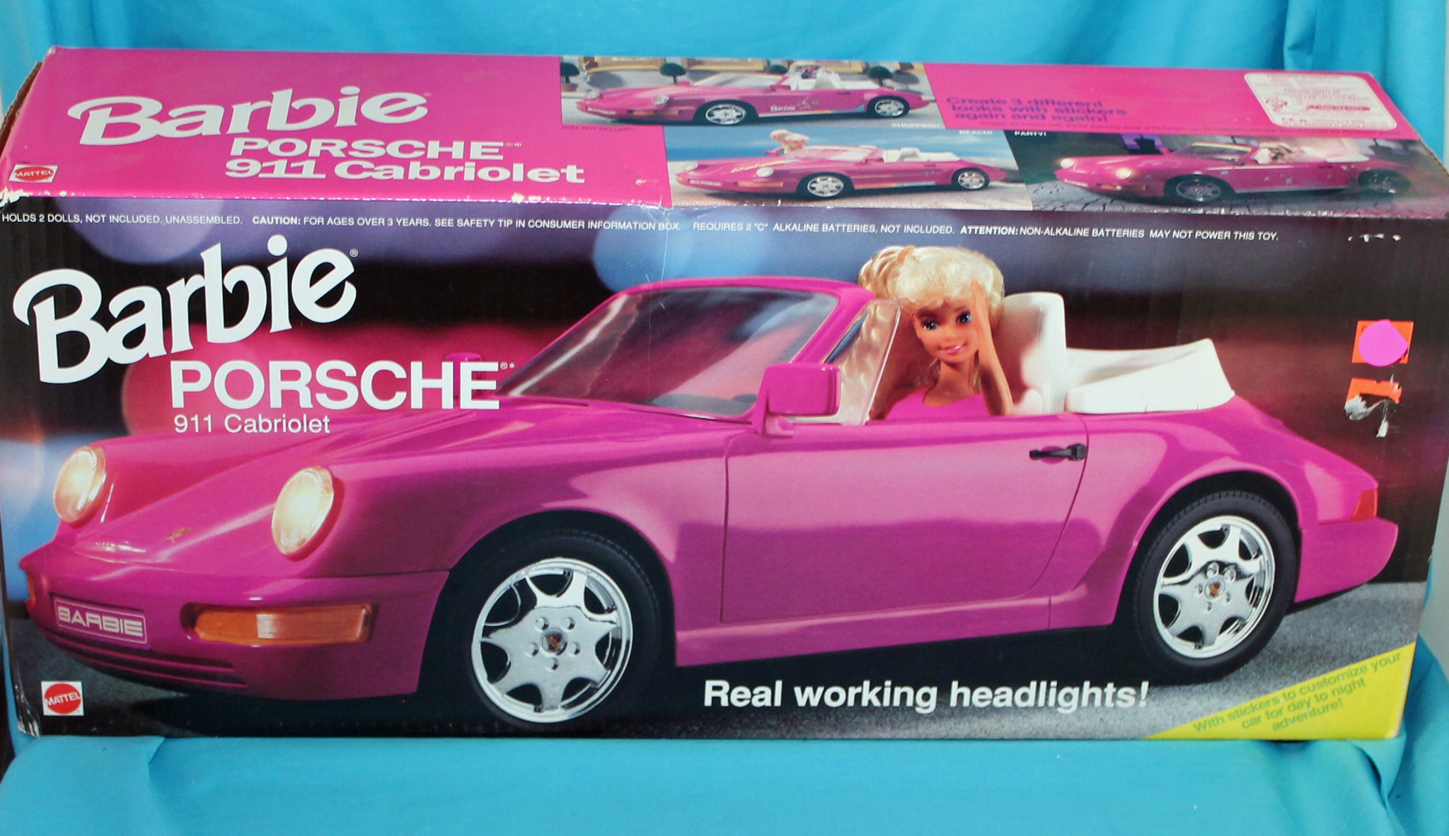 1992 Pink Porsche 911 Cabriolet Barbie Car – Sell4Value