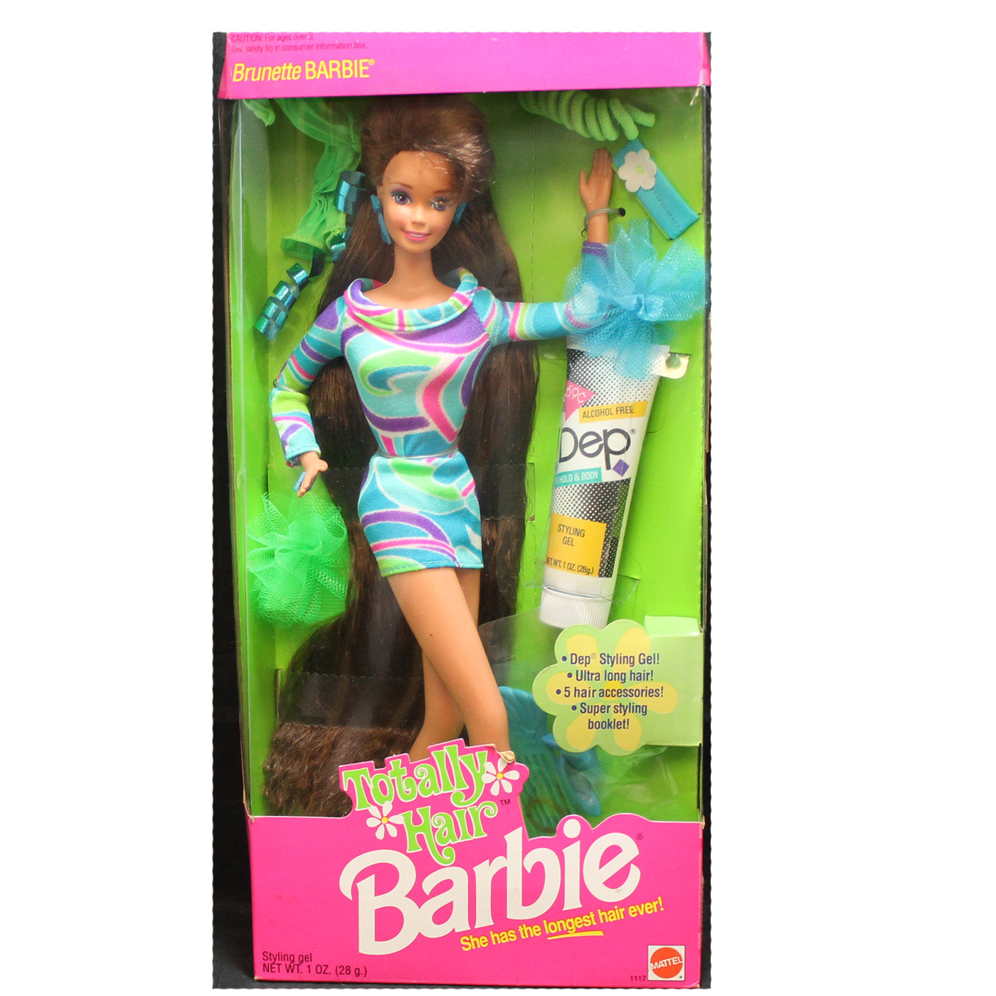 1991 Totally Hair Brunette Barbie – Sell4Value