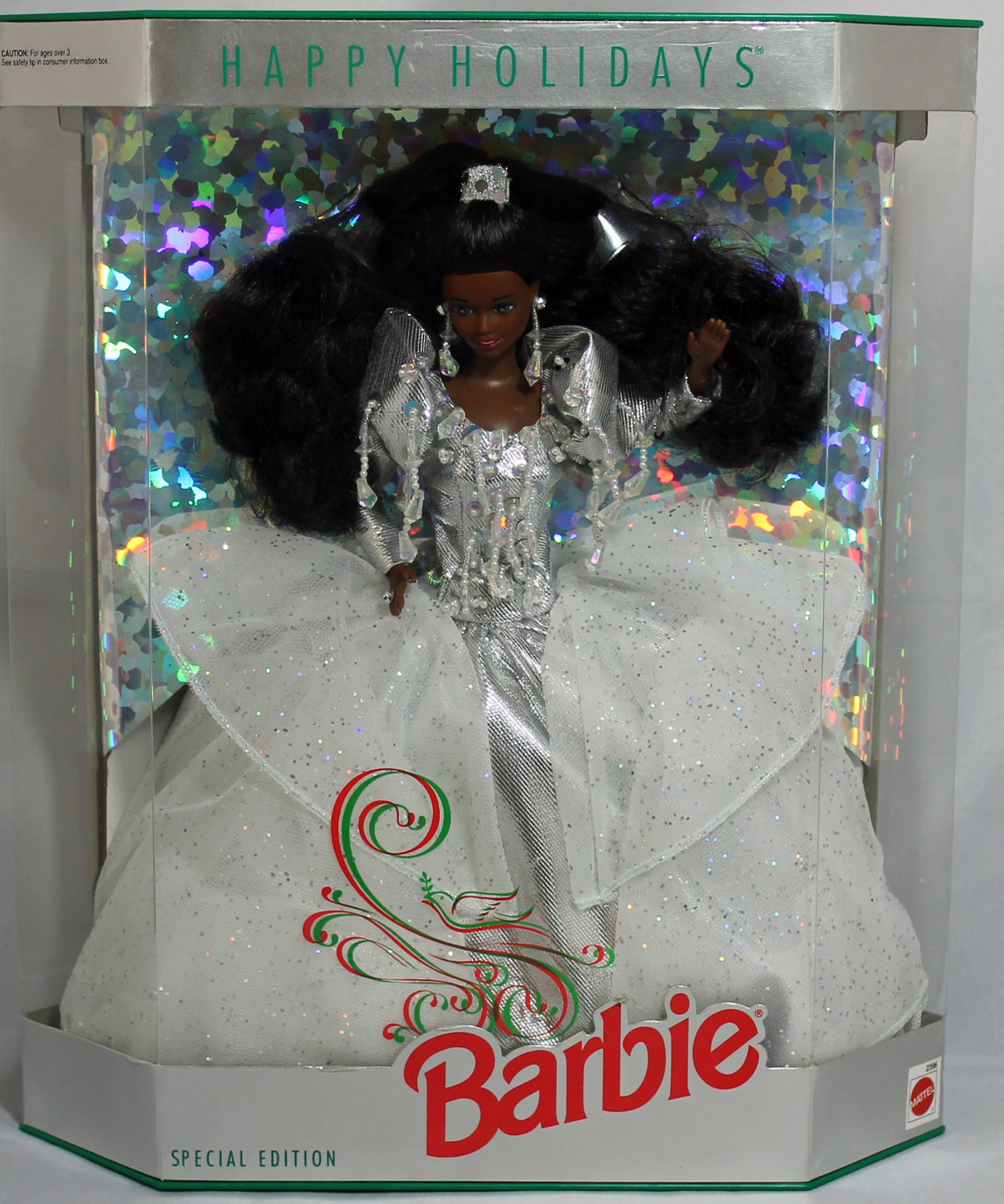 Barbie 2396 MIB 1992 Happy Holidays African American Doll Sell4Value Barbie 2396 MIB 1992 Happy Holidays African American Doll Sell4Value