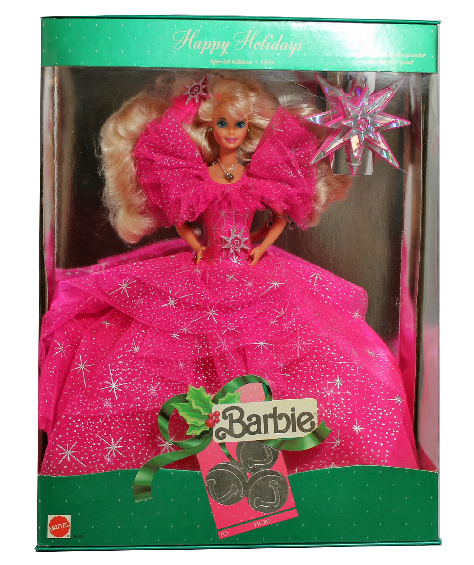 Special Edition Barbie Holiday Barbie 1990 Happy Holidays Barbie