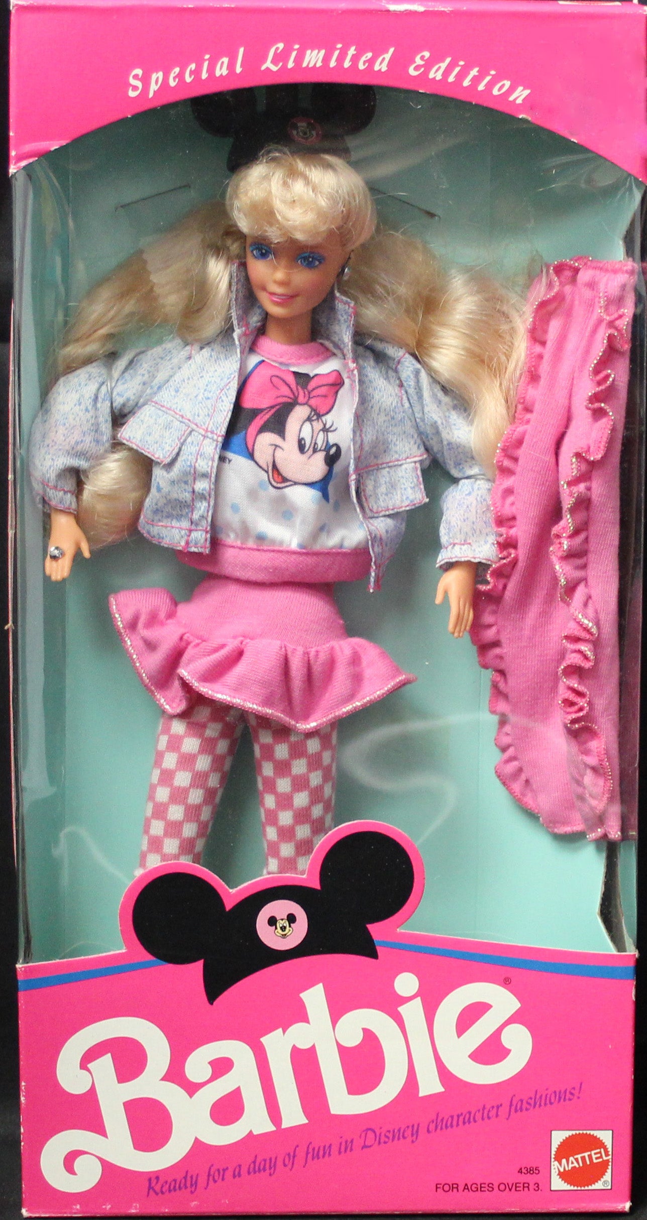 Barbie 4385 MIB 1990 Barbie Ready for Disney Special Limited