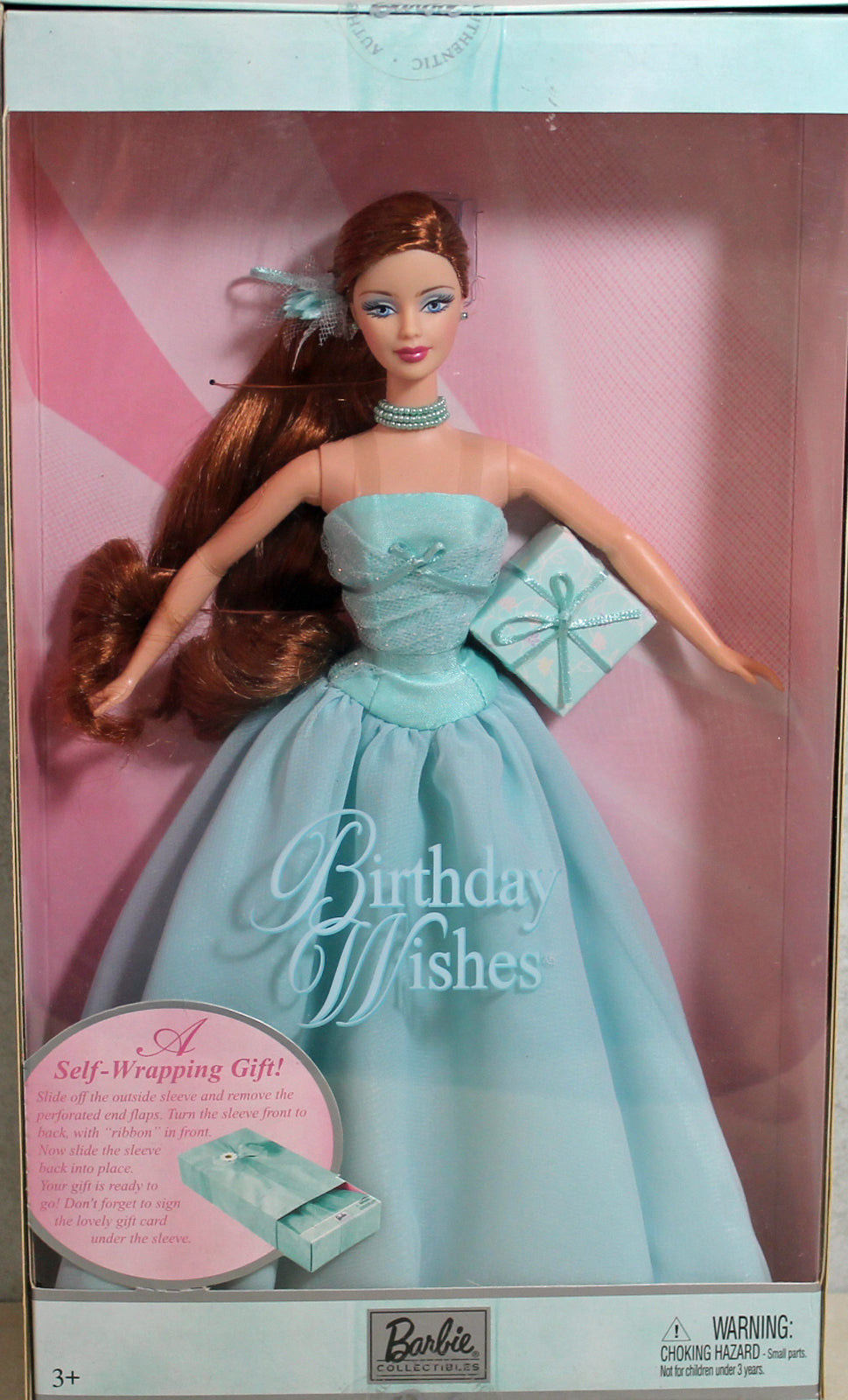 2003 Birthday Wishes Aqua Blue Dress Barbie – Sell4Value