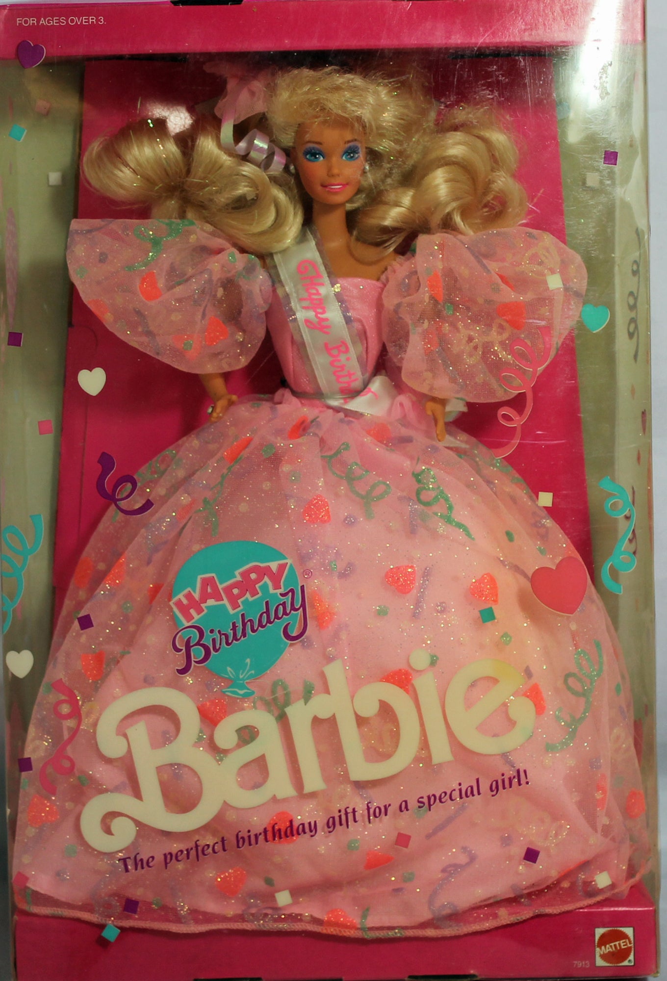 Barbie 7913 MIB 1990 Happy Birthday Doll Sell4Value barbie-7913-mib-1990-happy-birthday-doll-sell4value