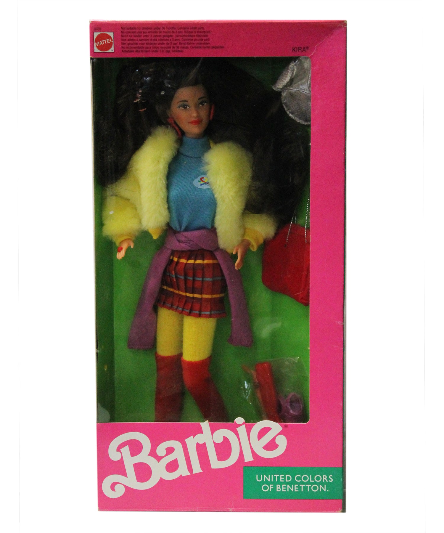 1990 United Colors of Benetton Kira Barbie, NRFB, (09409) Mint Box