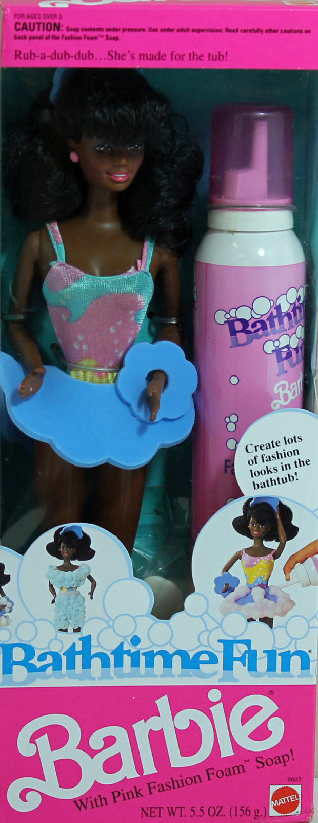 Barbie 9603 MIB 1990 Bath time Fun African American Doll – Sell4Value