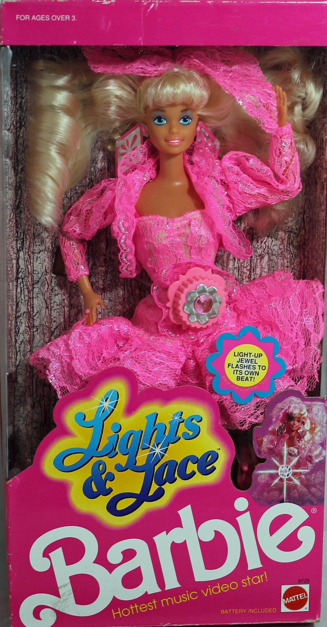 Barbie 9725 MIB 1990 Lights & Lace Doll – Sell4Value