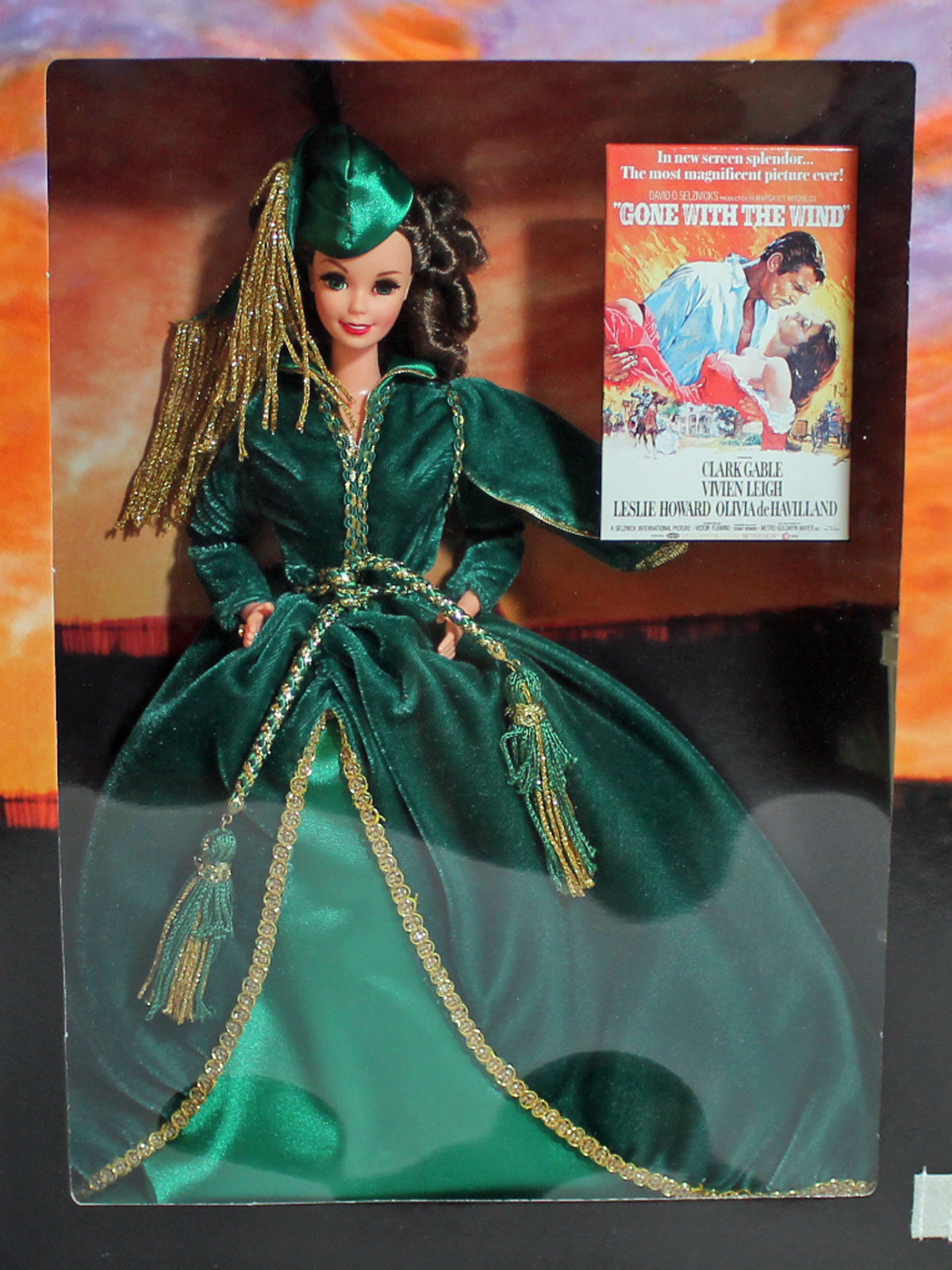 Green Dress Barbie Doll Barbie 12045 Ln Box 1994 Hollywood Legends