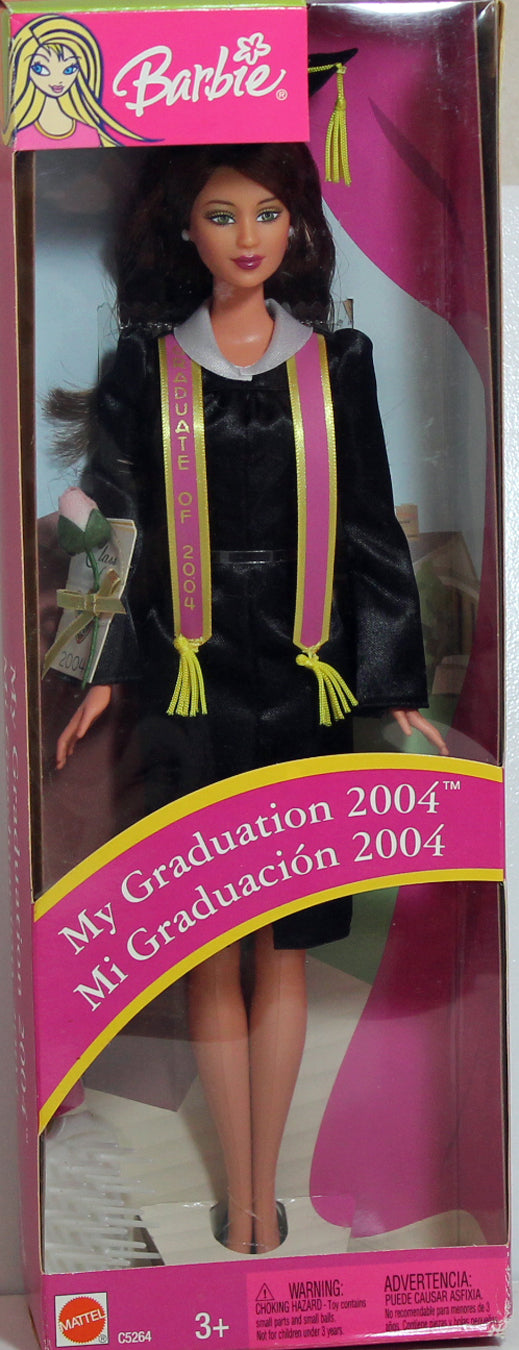 barbie doll black dress My Graduation 2004 Ethnic Black Gown Barbie – Sell4Value