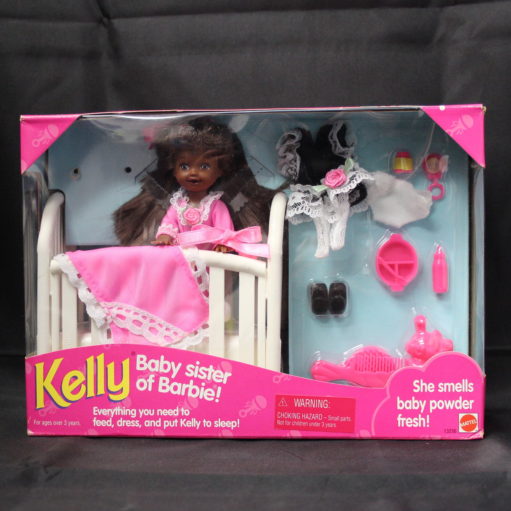 Barbie 13256 MIB 1994 African American Kelly Baby Sister of Barbie