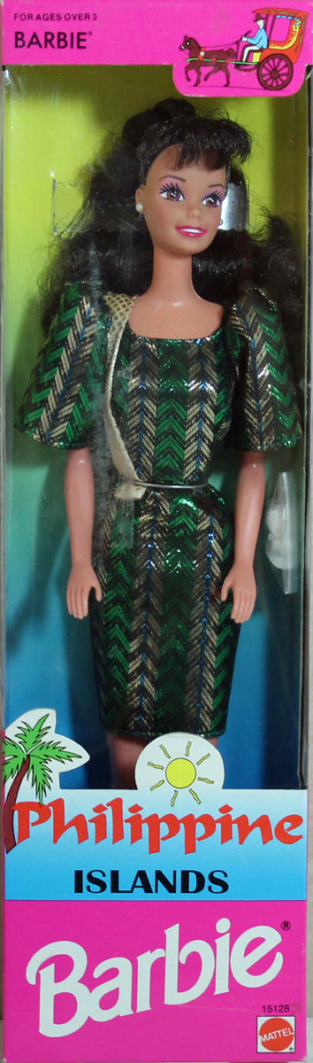 Barbie Doll Dress Green Velvet White Fur Trim Long Dress - Etsy