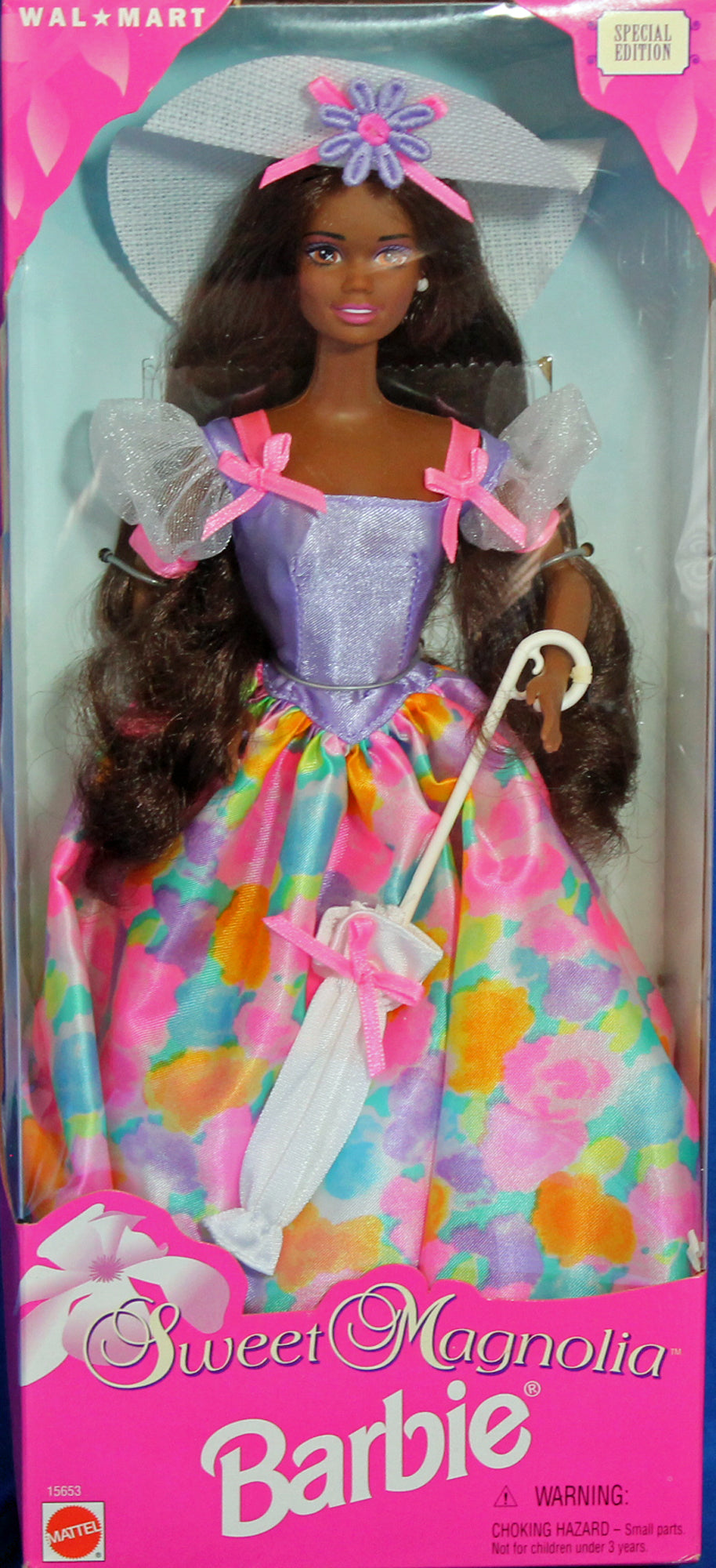 Barbie 15653 MIB 1996 Walmart Sweet Magnolia African American Doll