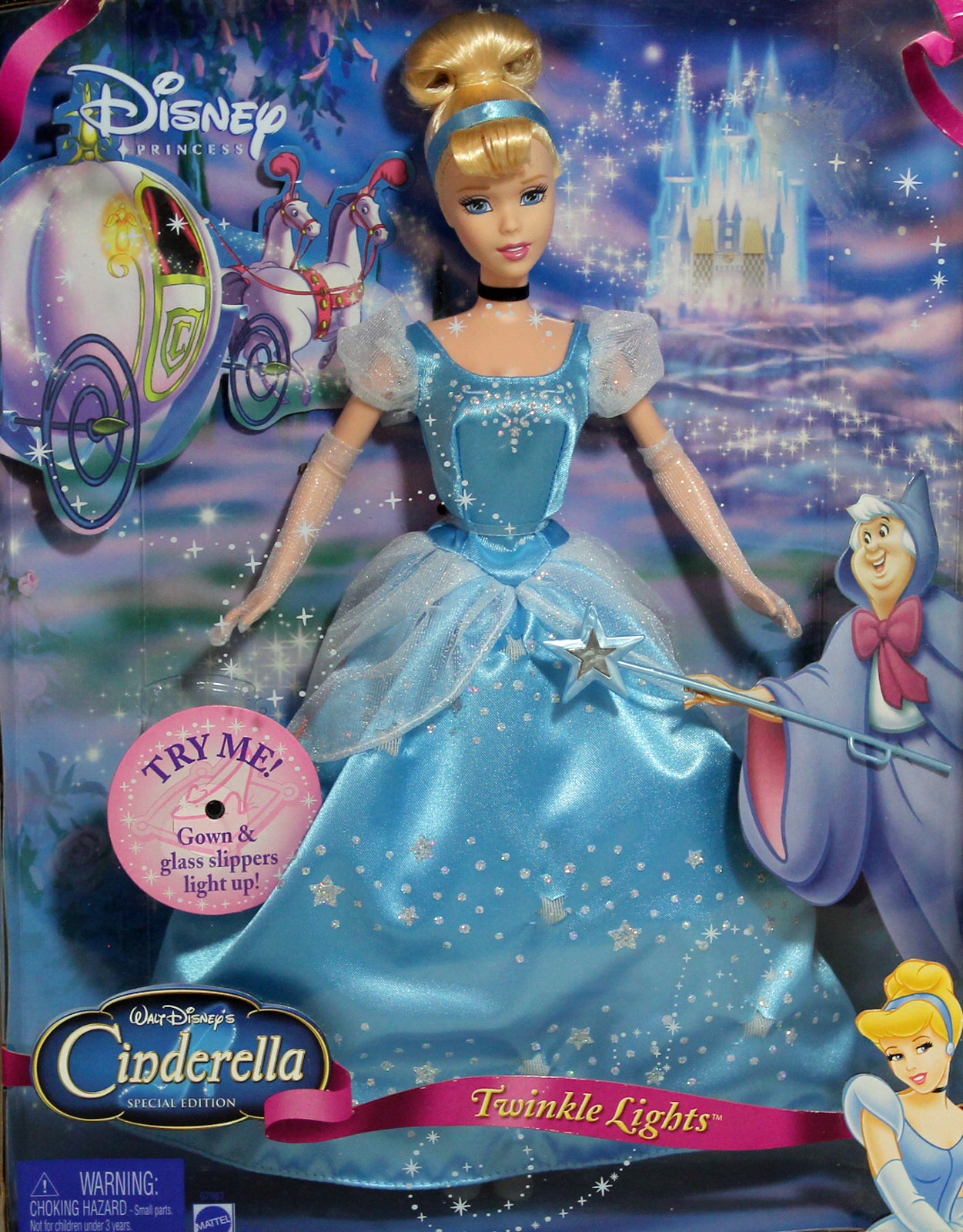 Cinderella twinkle best sale lights doll