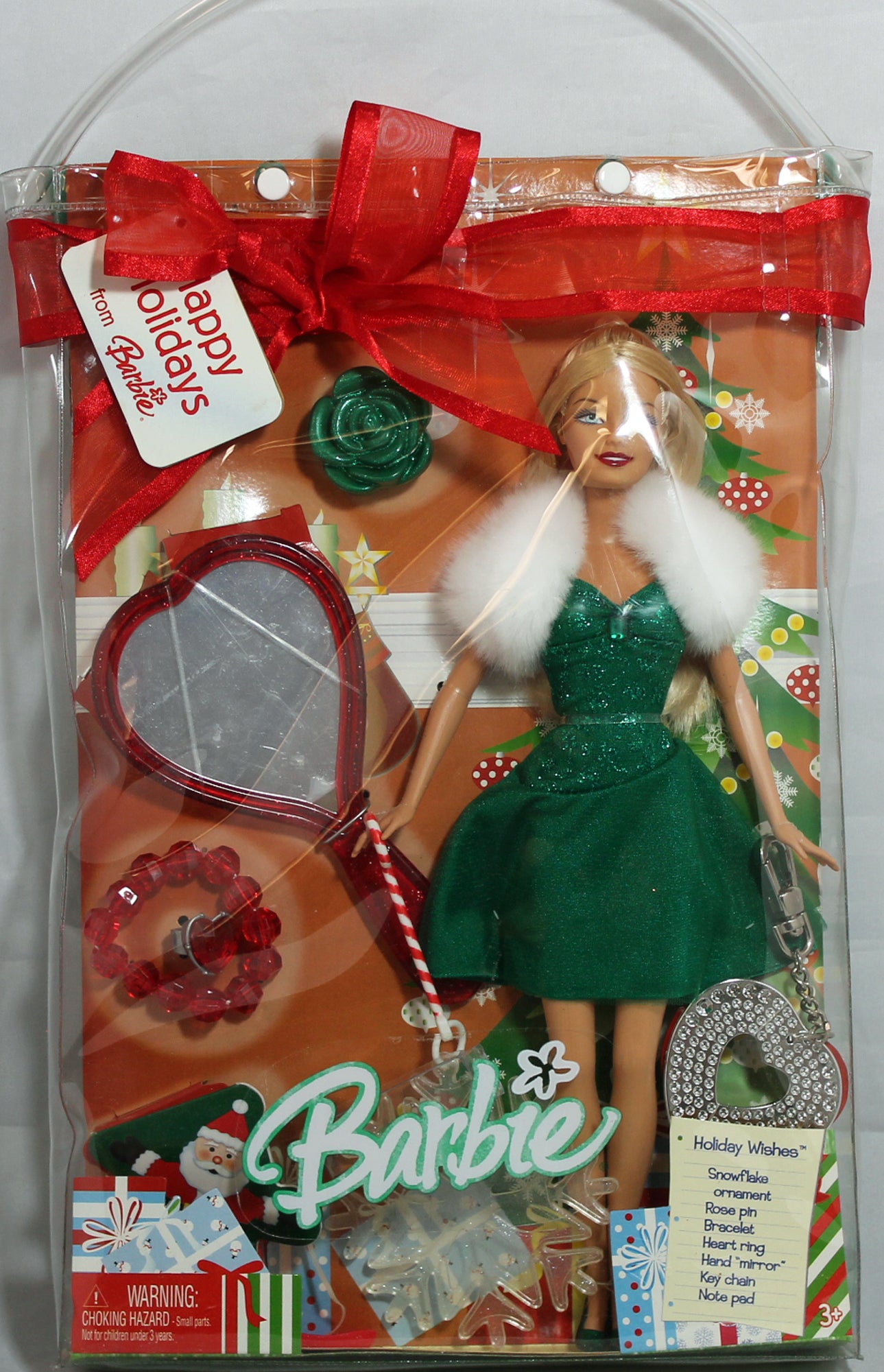 2005 Barbie Holiday Doll 2005 Barbie Holiday Wishes Gift Set