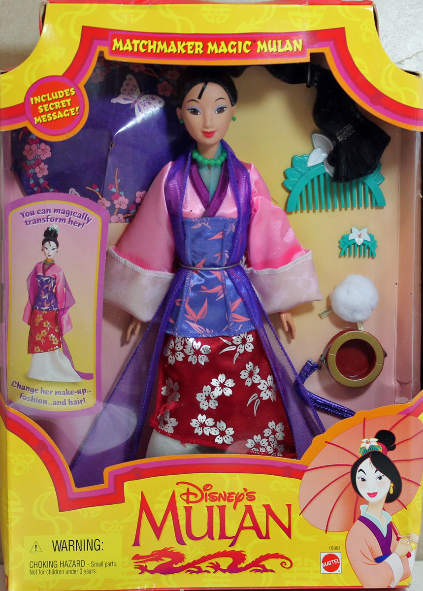 Princess Mulan Barbie Mulan 1997 1997 Disney Matchmaker Magic