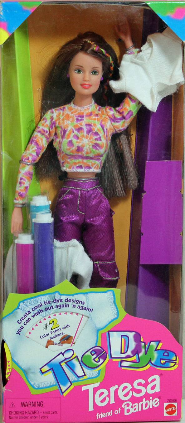 Fordi Nonsens Forkorte 1998 Tie Dye Teresa Barbie – Sell4Value