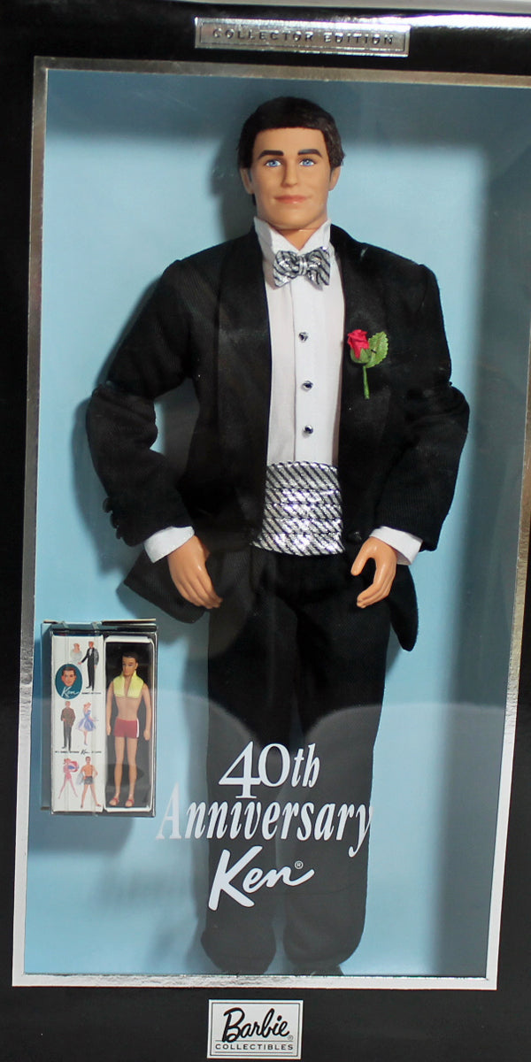40th Anniversary Ken Doll Barbie Collector Edition 2001 Mattel 50722 -  We-R-Toys