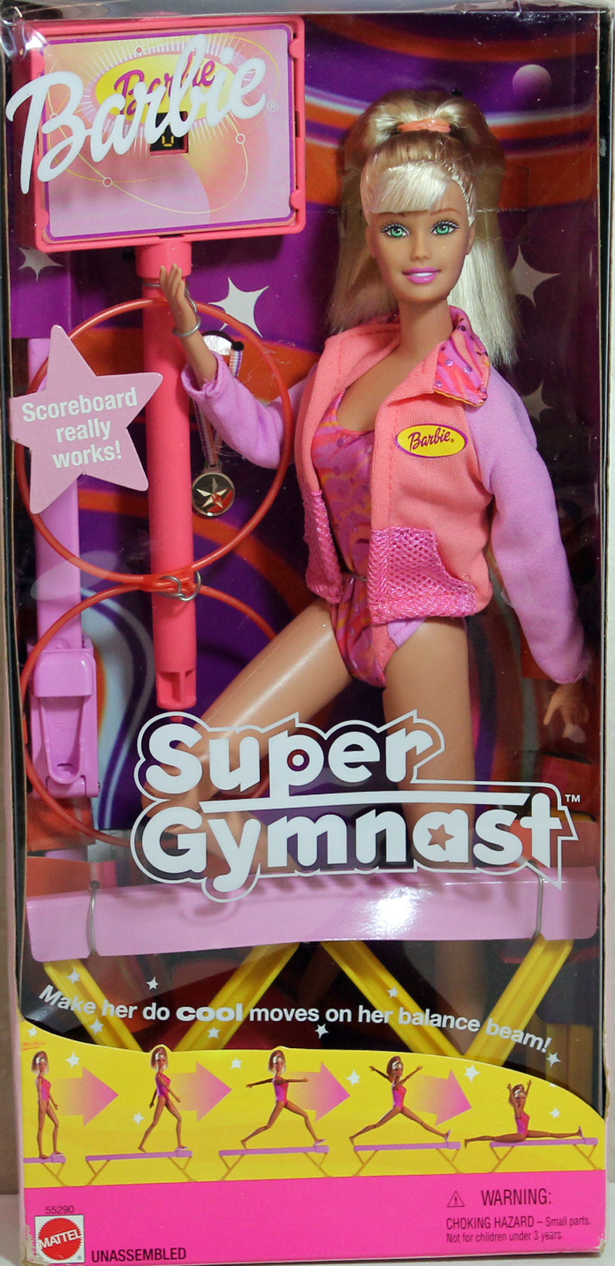 Super Gymnast Barbie Gimnasta 90 特別価格Super Gymnast Barbie Doll