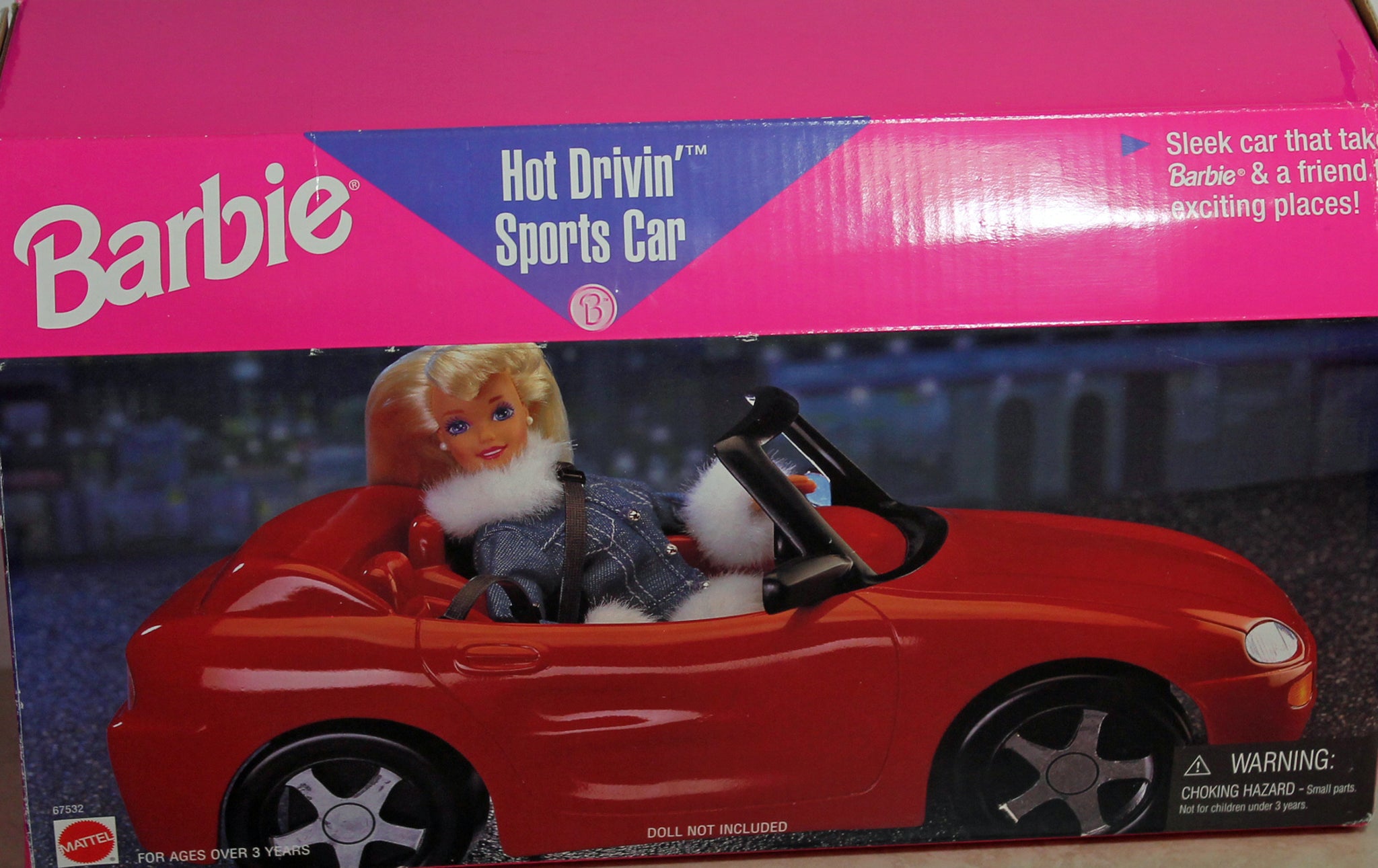 1996 Hot Drivin Barbie Red Sports Car Sell4Value