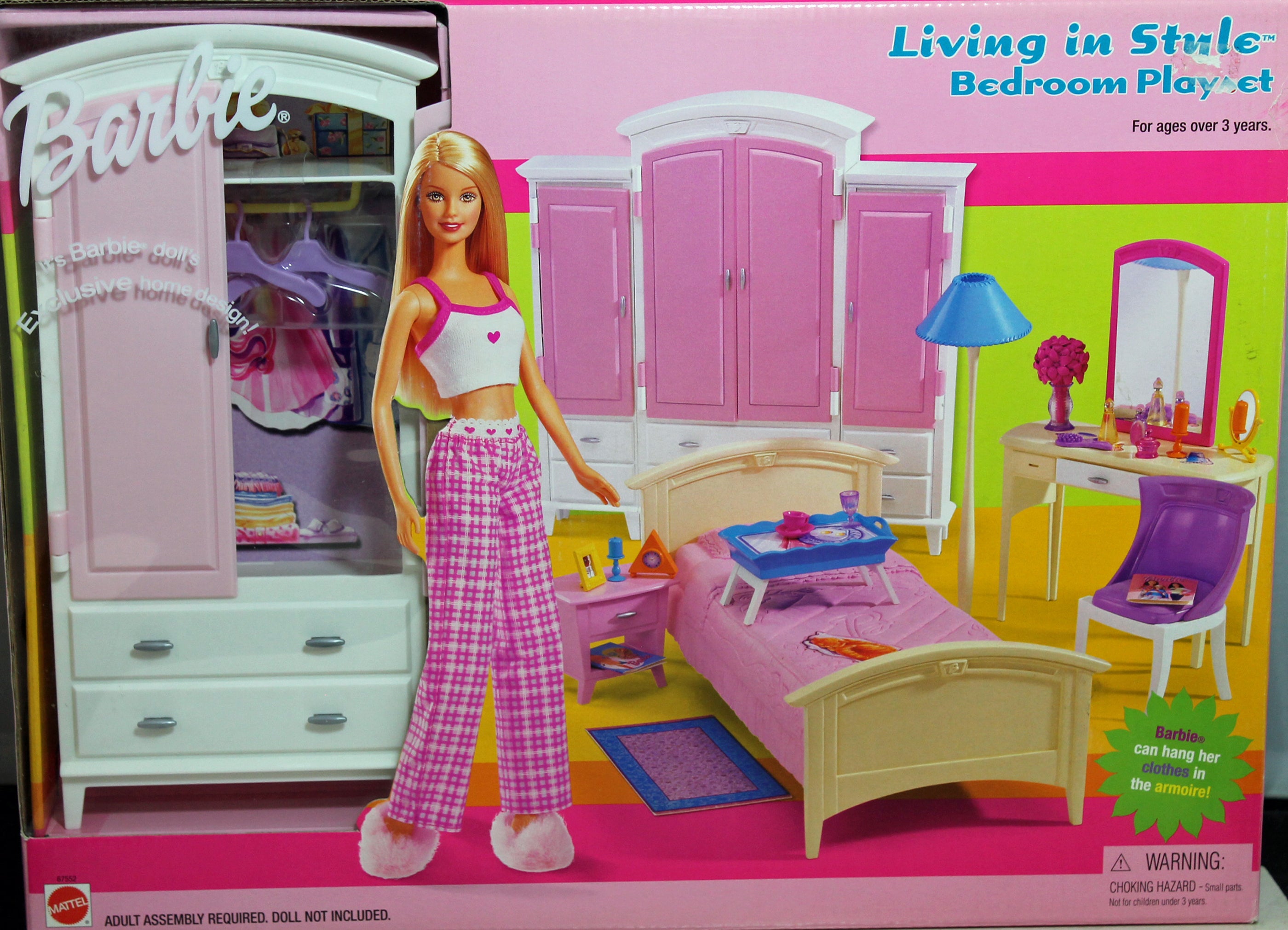2002 Living In Style Barbie Bedroom