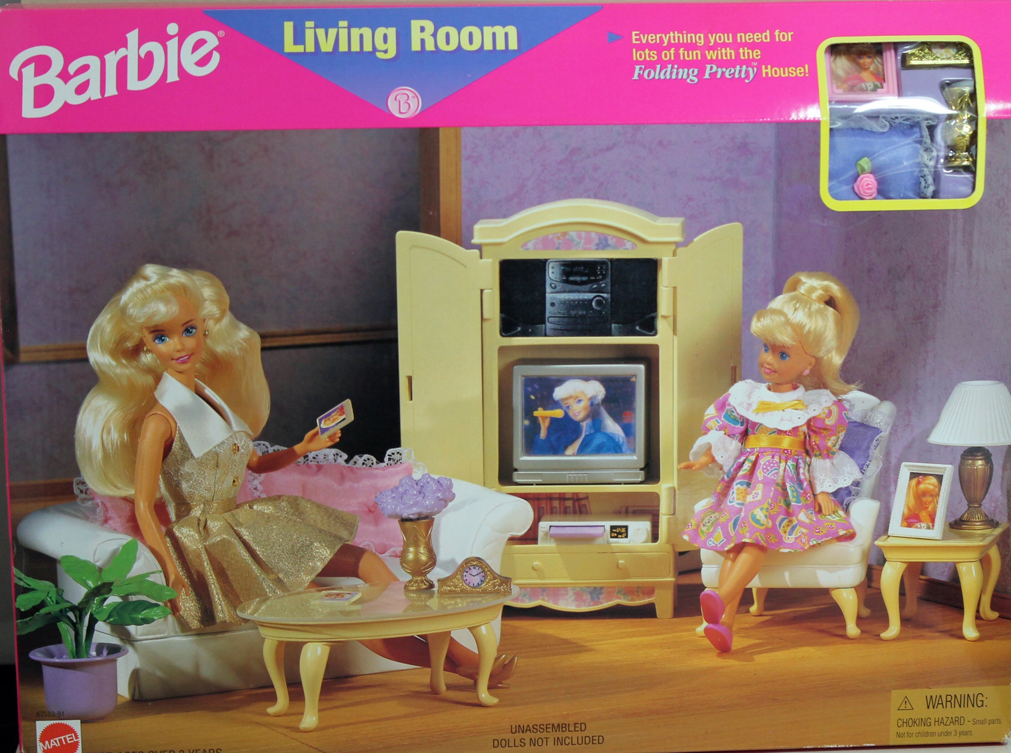 1996 Folding Pretty Barbie Living Room – Sell4Value
