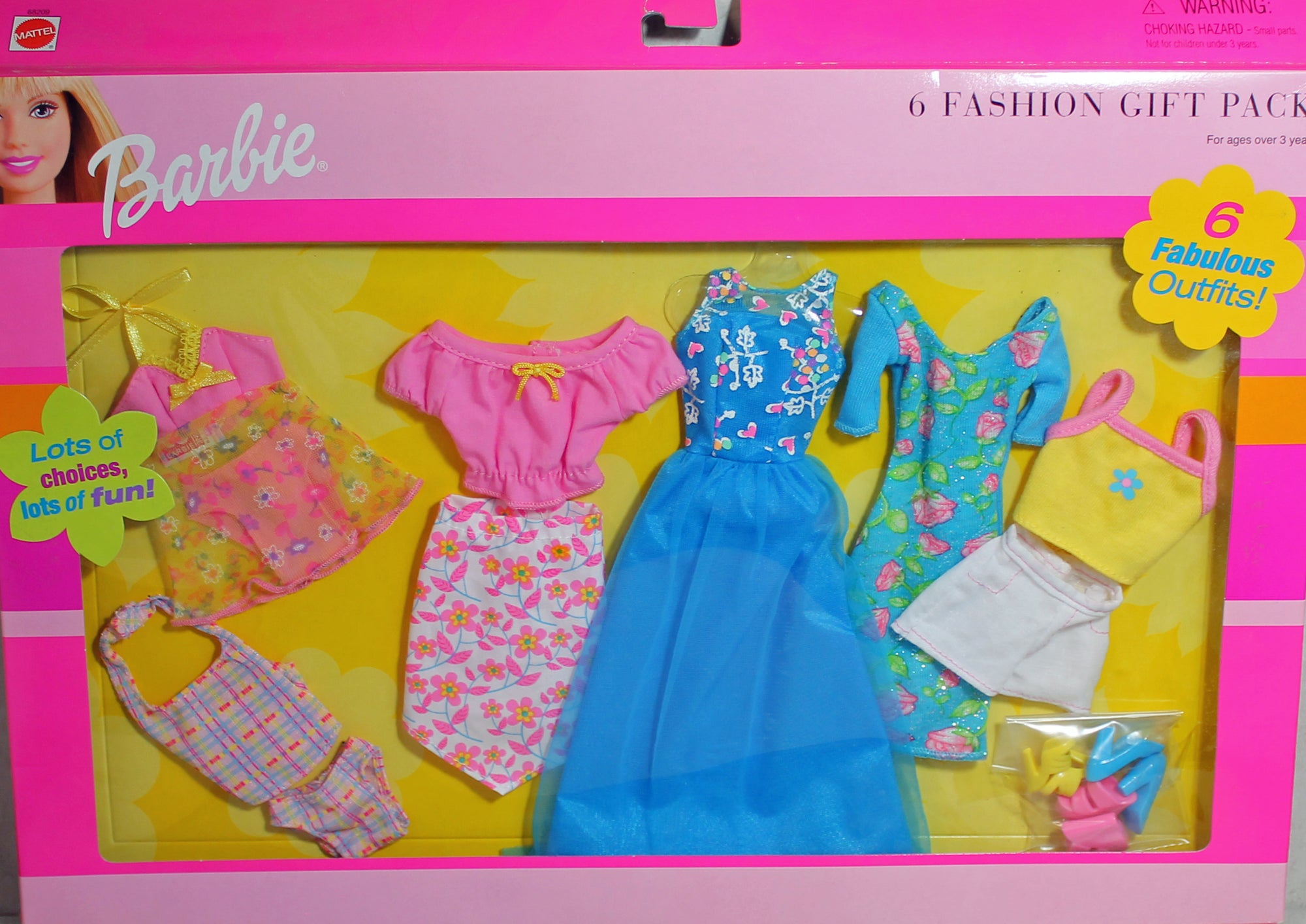 Barbie Fashions 68209a MIB 2001 All Day 6 Style Gift Pack – Sell4Value