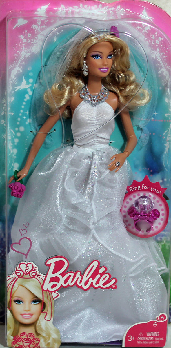 2010 Wedding Bride Barbie w/Ring For You – Sell4Value