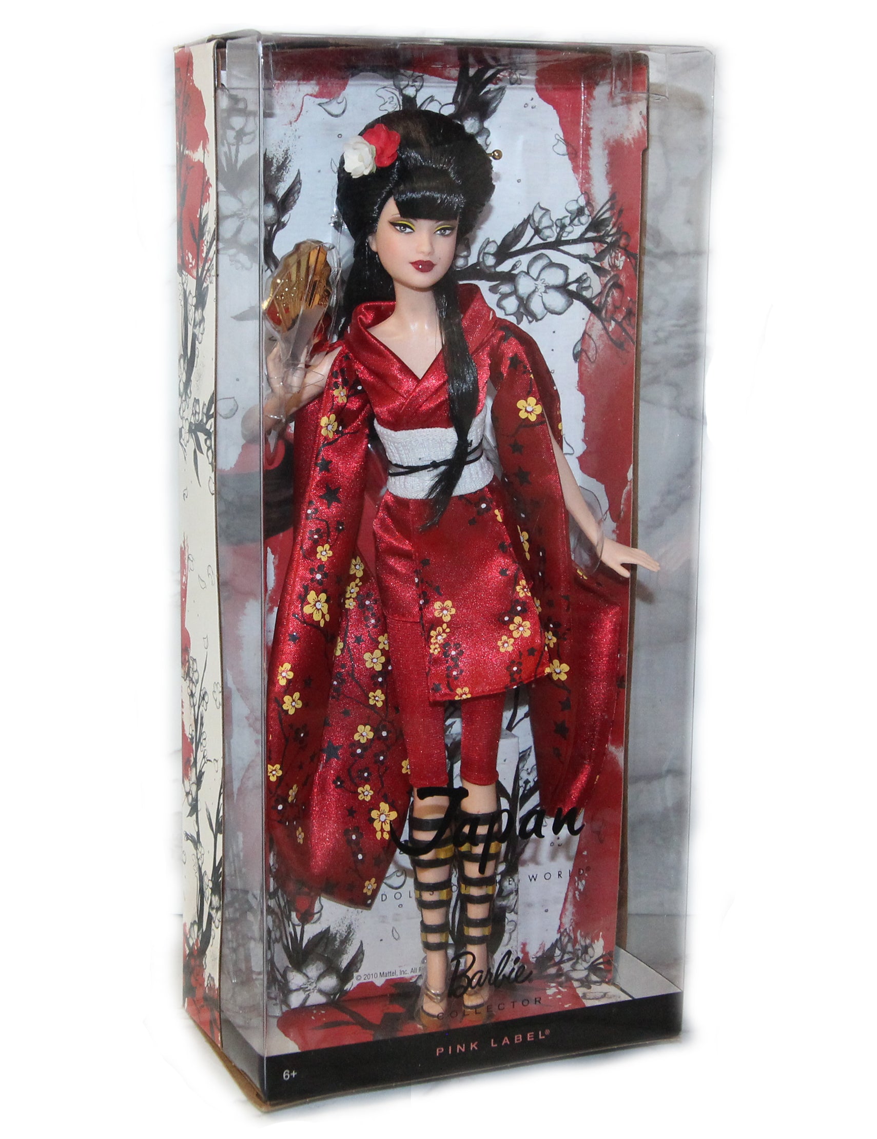 未使用品　Barbie in Japan 洋書 Barbie Dolls of the World DOTW Japan - Pink Label 98237 MIB