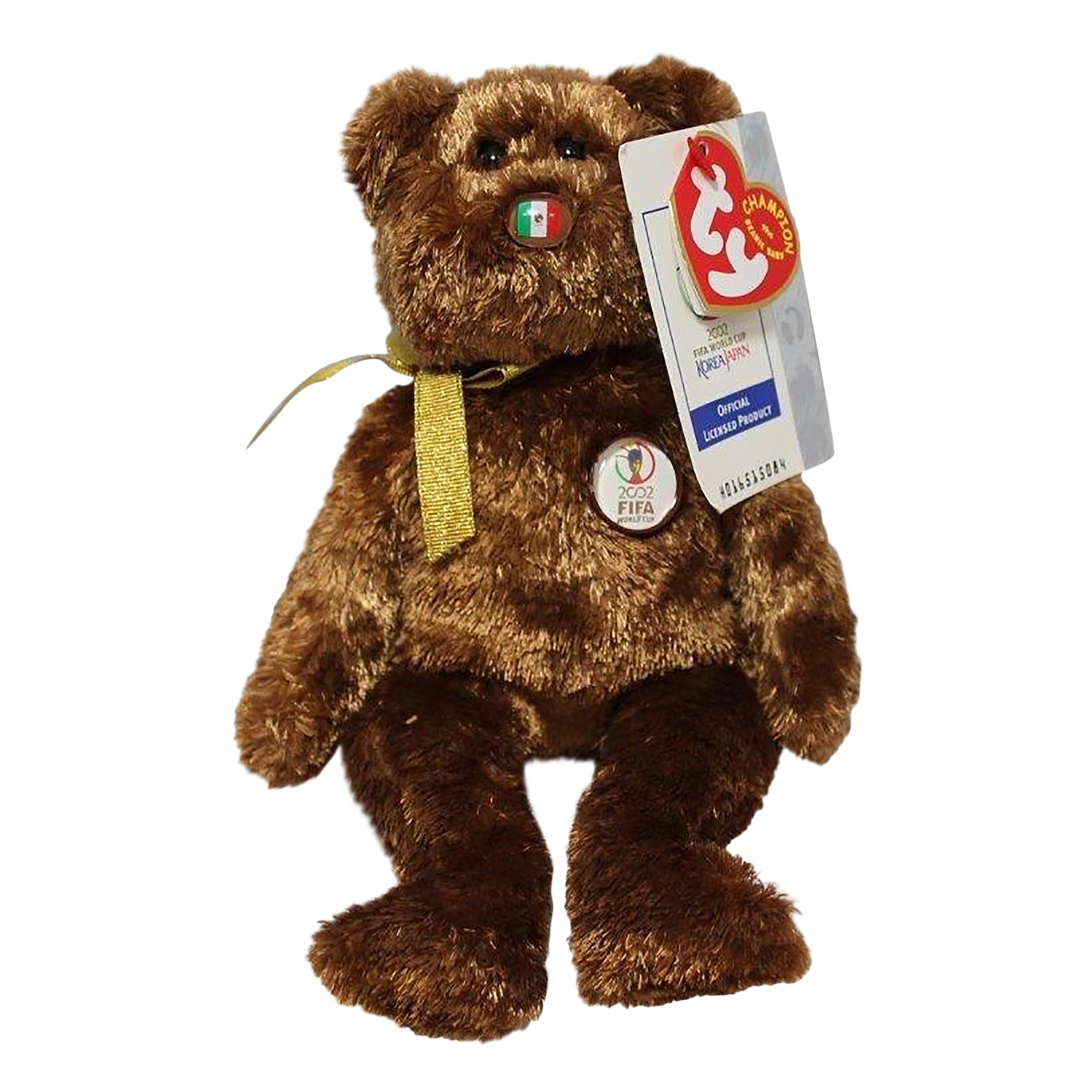 Ty Beanie Baby: Champion Mexico FIFA World Cup Bear – Sell4Value