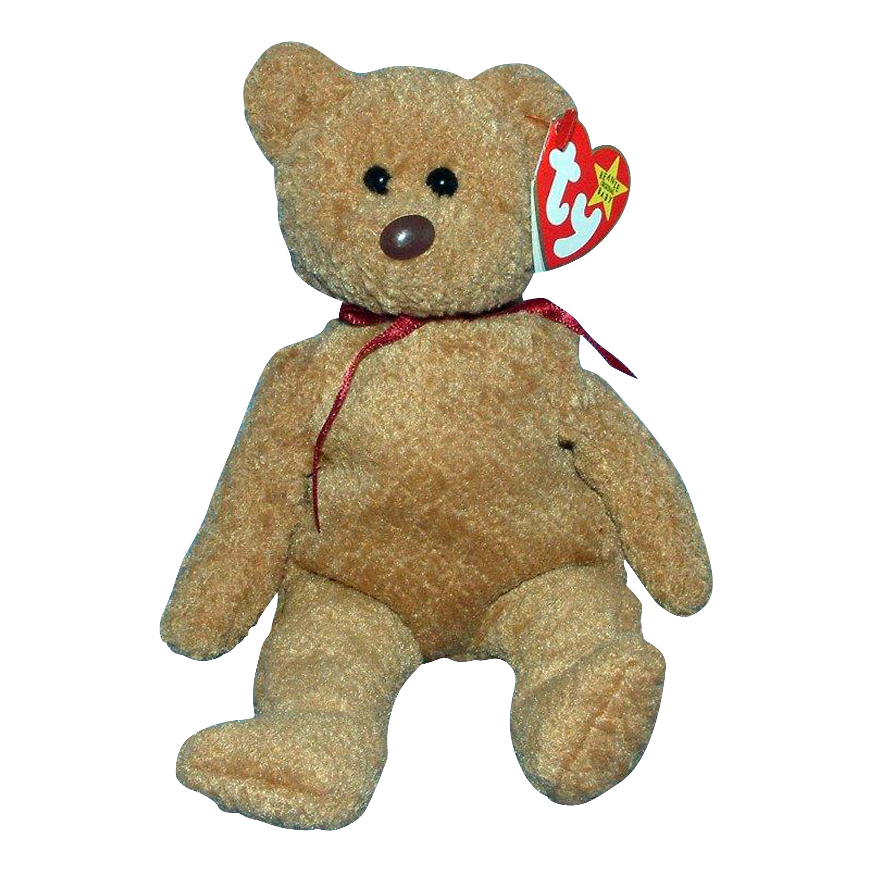 Teddy Bear Beanie Curly Original Beanie Baby Ty Beanie Baby Curly