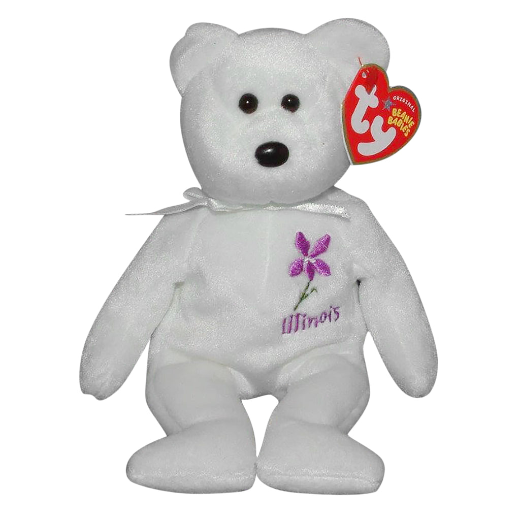 Ty Beanie Baby: Illinois Violet the Bear – Sell4Value