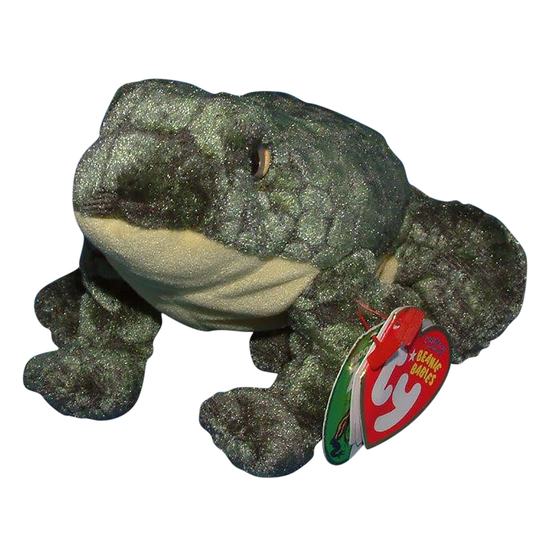TY Beanie Baby Smoochy the Frog Collectible Plush 1997 - Chickenmash Farm